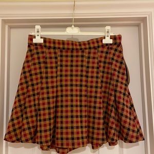 Plaid pleated skirt from Free People